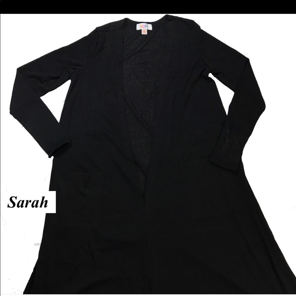 Lularoe Sarah small all black NWT